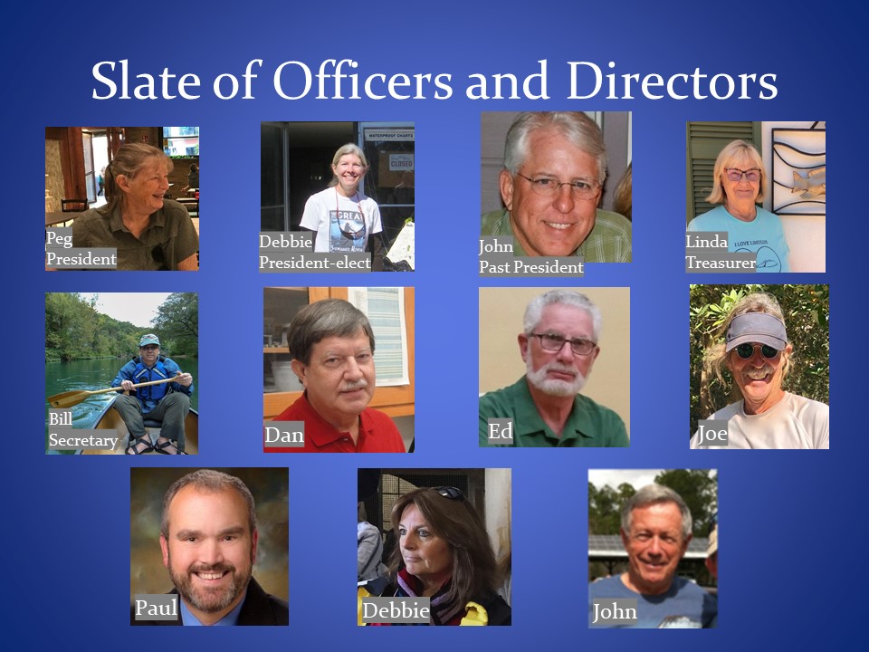 image of the slate of officers and directors for 2021-2022