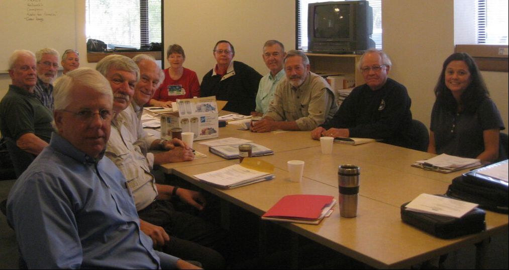 Picture of Ron, second from right at top, when he was on Friends' board of directors