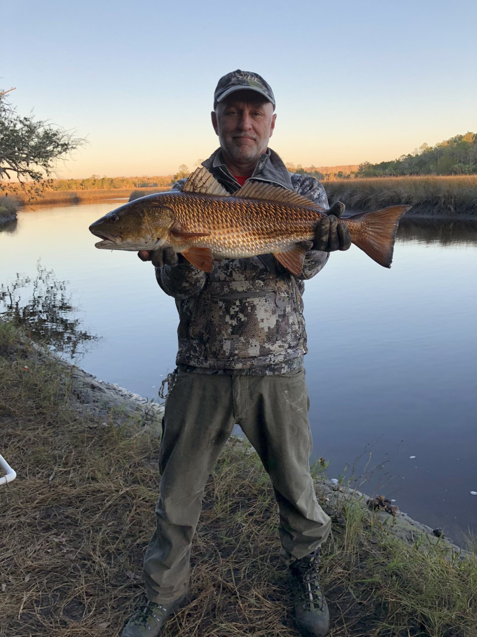 Picture of Greg with a redfish