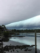 Picture Picture of threatening clouds over Cedar Key